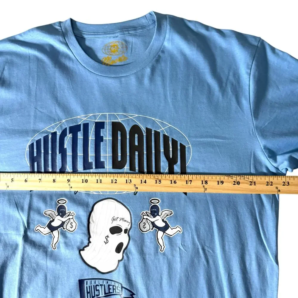 Hastamuerte Hustle Daily Get Money T-shirt Men’s L - Skater Streetwear Casual - Picture 11 of 12